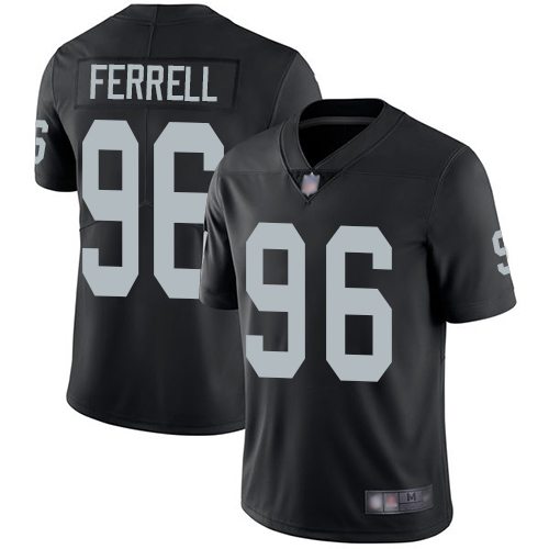 Men Oakland Raiders Limited Black Clelin Ferrell Home Jersey NFL Football 96 Vapor Untouchable Jersey